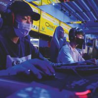 Gamers at Japan's First Dedicated e-Sports gaming Hotel