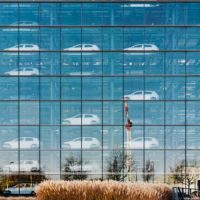 The VW Transparent Factory in Dresden, Germany